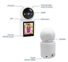 1080P HD WiFi Video Call Camera with AI Tracking | Baby & Pet Monitor by KIDOO – Baby Product UK