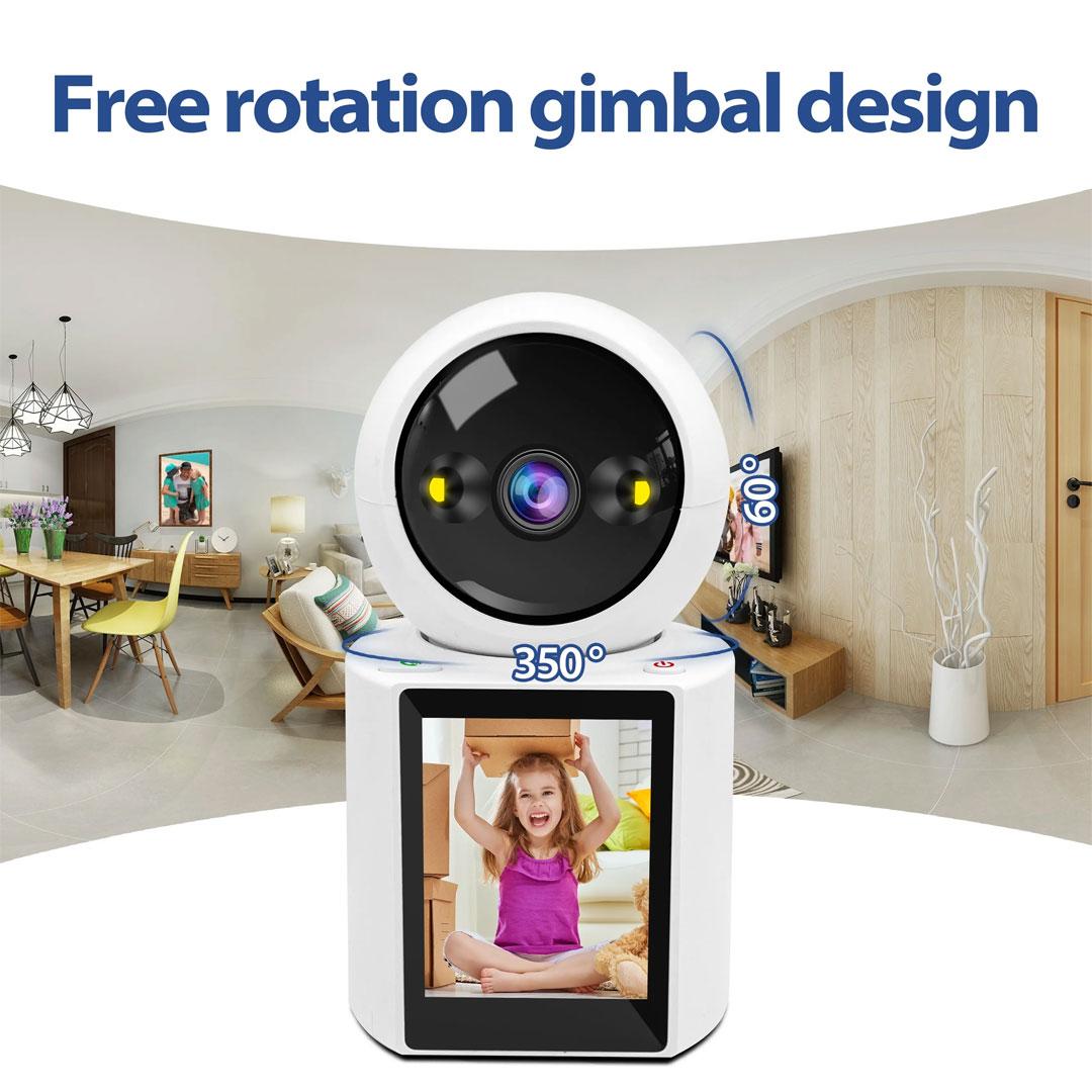 1080P HD WiFi Video Call Camera with AI Tracking | Baby & Pet Monitor by KIDOO – Baby Product UK