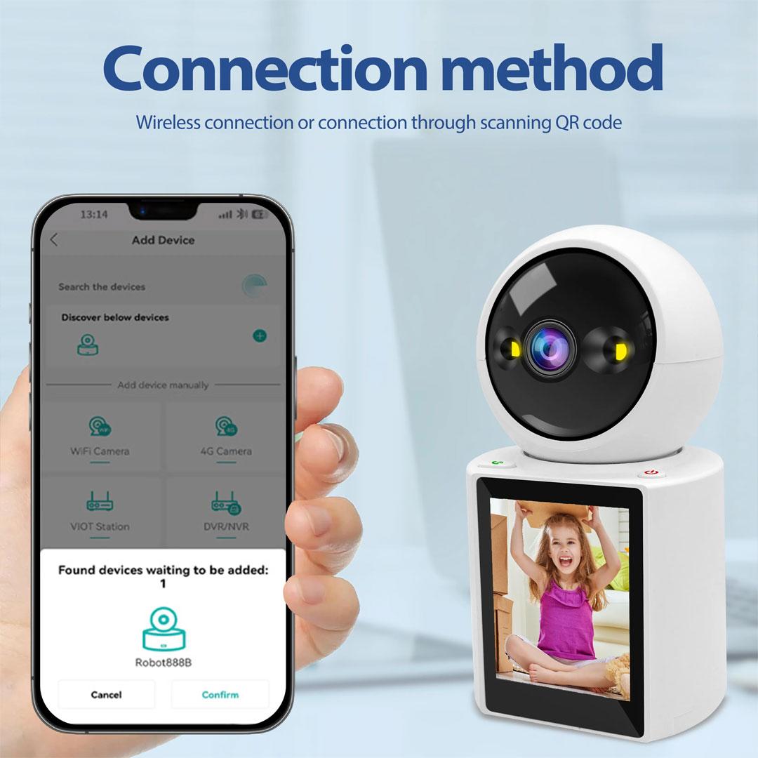 1080P HD WiFi Video Call Camera with AI Tracking | Baby & Pet Monitor by KIDOO – Baby Product UK