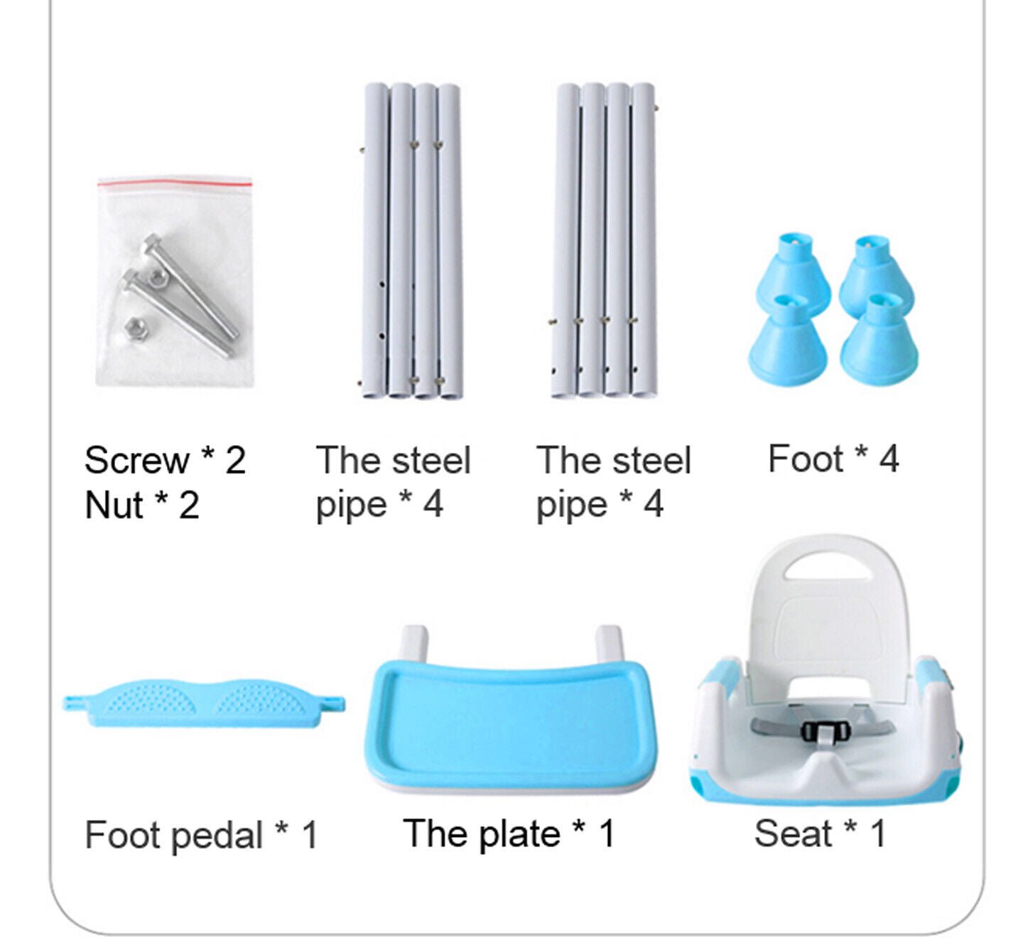 3 - in - 1 Baby High Chair Adjustable Feeding Chair Detachable Portable Highchair by KIDOO – Baby Product UK