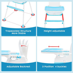 3 - in - 1 Baby High Chair Adjustable Feeding Chair Detachable Portable Highchair by KIDOO – Baby Product UK