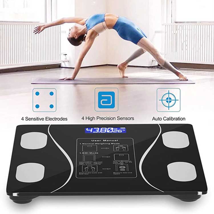 AT Performance Body Scale – Model NS - 01 | Smart Bluetooth Weight & BMI Scale (13 Metrics) by KIDOO – Baby Product UK