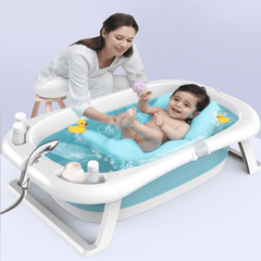 Baby Bath Tub Smart Sensor Temperature Portable Infant Bathtub Anti Slip Foldabl by KIDOO – Baby Product UK