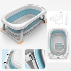Baby Bath Tub Smart Sensor Temperature Portable Infant Bathtub Anti Slip Foldabl by KIDOO – Baby Product UK