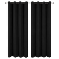 Blackout Curtains Room Darkening Thermal Insulated Textured Grommet Curtains . by KIDOO – Baby Product UK