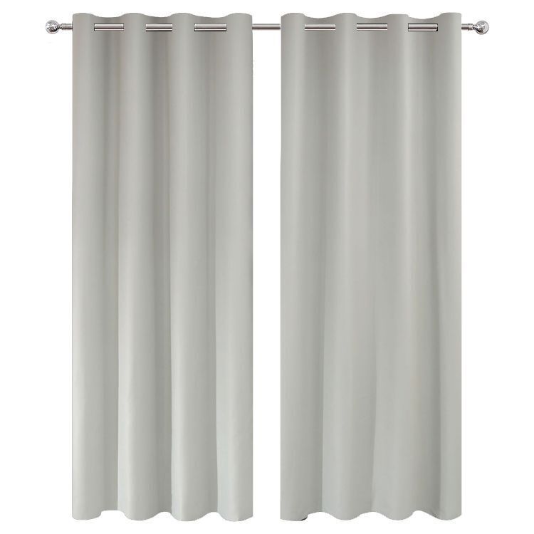 Blackout Curtains Room Darkening Thermal Insulated Textured Grommet Curtains . by KIDOO – Baby Product UK