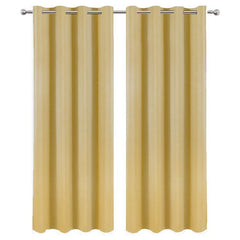 Blackout Curtains Room Darkening Thermal Insulated Textured Grommet Curtains . by KIDOO – Baby Product UK