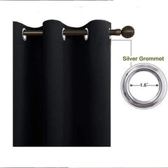Blackout Curtains Room Darkening Thermal Insulated Textured Grommet Curtains . by KIDOO – Baby Product UK