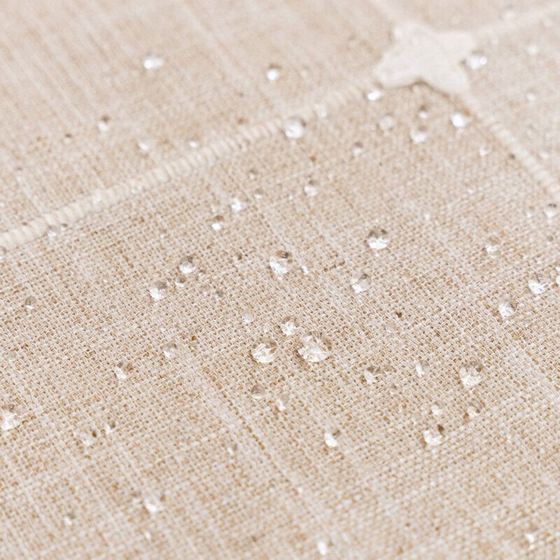 Checkered Tassel Tablecloth Washable Tablecloth Cotton Linen Waterproof Cloth by KIDOO – Baby Product UK