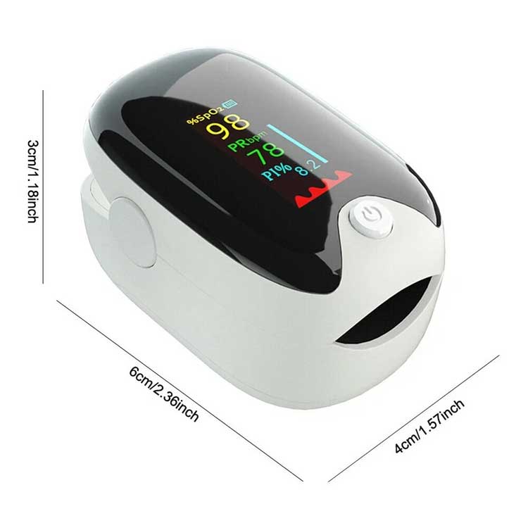 Finger Pulse Oximeter – Model OX01 | Rapid SpO₂ & Heart Rate Monitor (Adults) by KIDOO – Baby Product UK