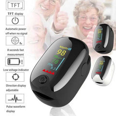 Finger Pulse Oximeter – Model OX01 | Rapid SpO₂ & Heart Rate Monitor (Adults) by KIDOO – Baby Product UK