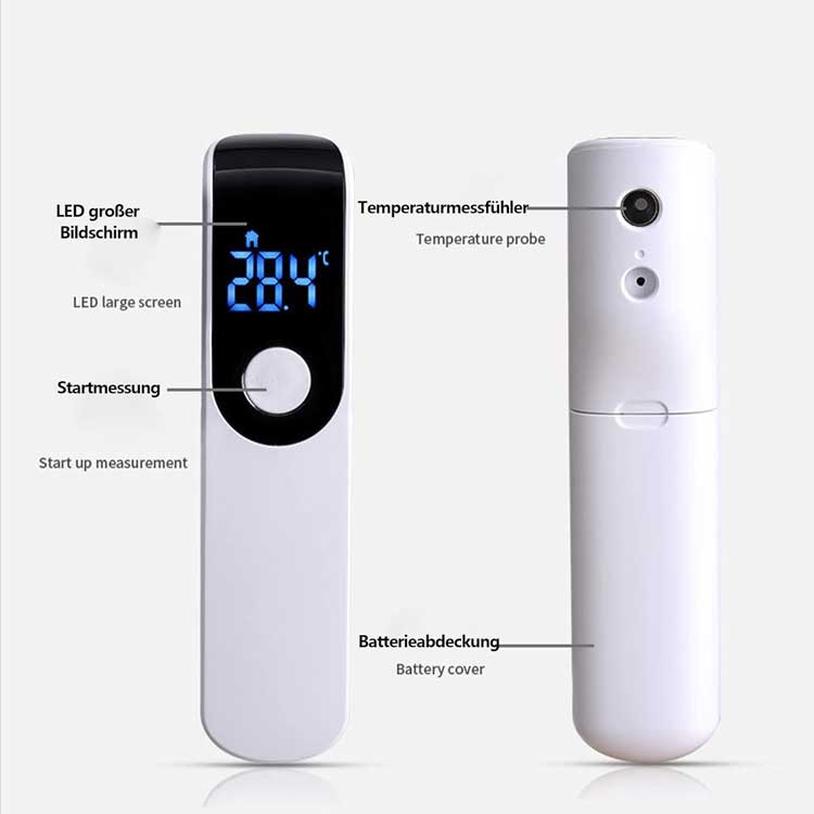 Infrared Forehead Thermometer – Model THM01 | Contactless Digital for Adults & Babies (Multi - Mode) by KIDOO – Baby Product UK