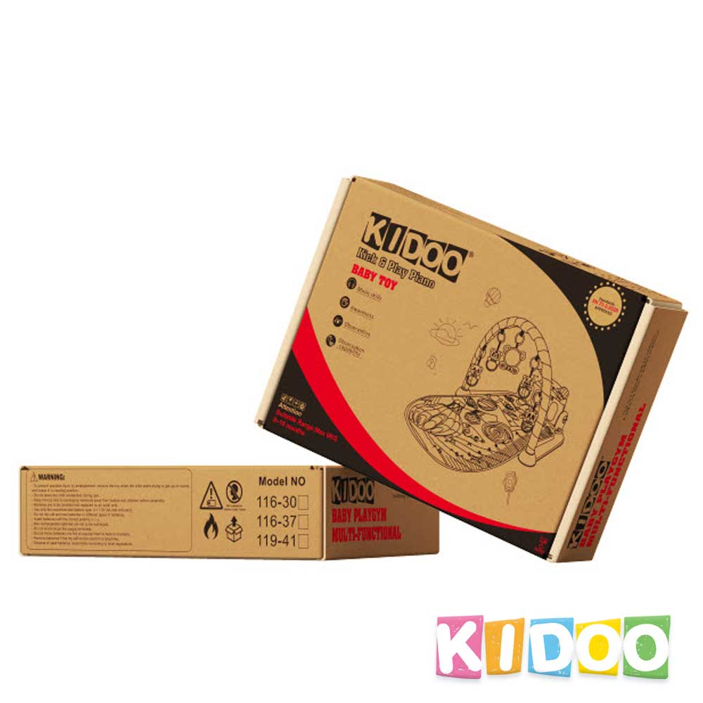 KIDOO® Baby Play Mat | Foldable & Washable Gym with Music & Toys (0–24M) by KIDOO – Baby Product UK