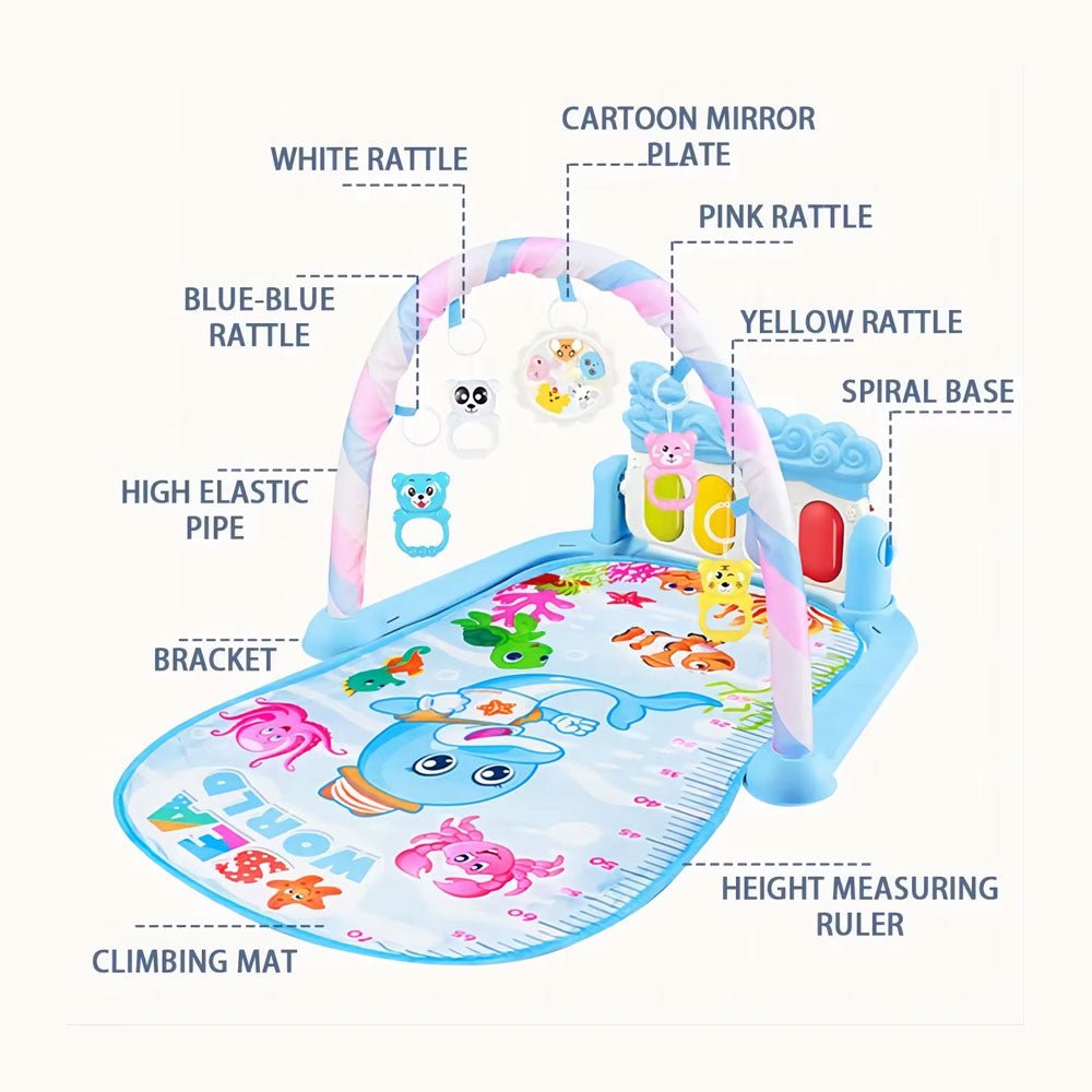KIDOO® Baby Play Mat | Foldable & Washable Gym with Music & Toys (0–24M) by KIDOO – Baby Product UK