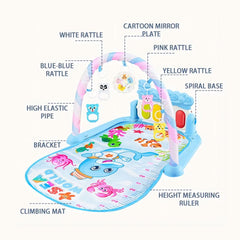 KIDOO® Baby Play Mat | Foldable & Washable Gym with Music & Toys (0–24M) by KIDOO – Baby Product UK