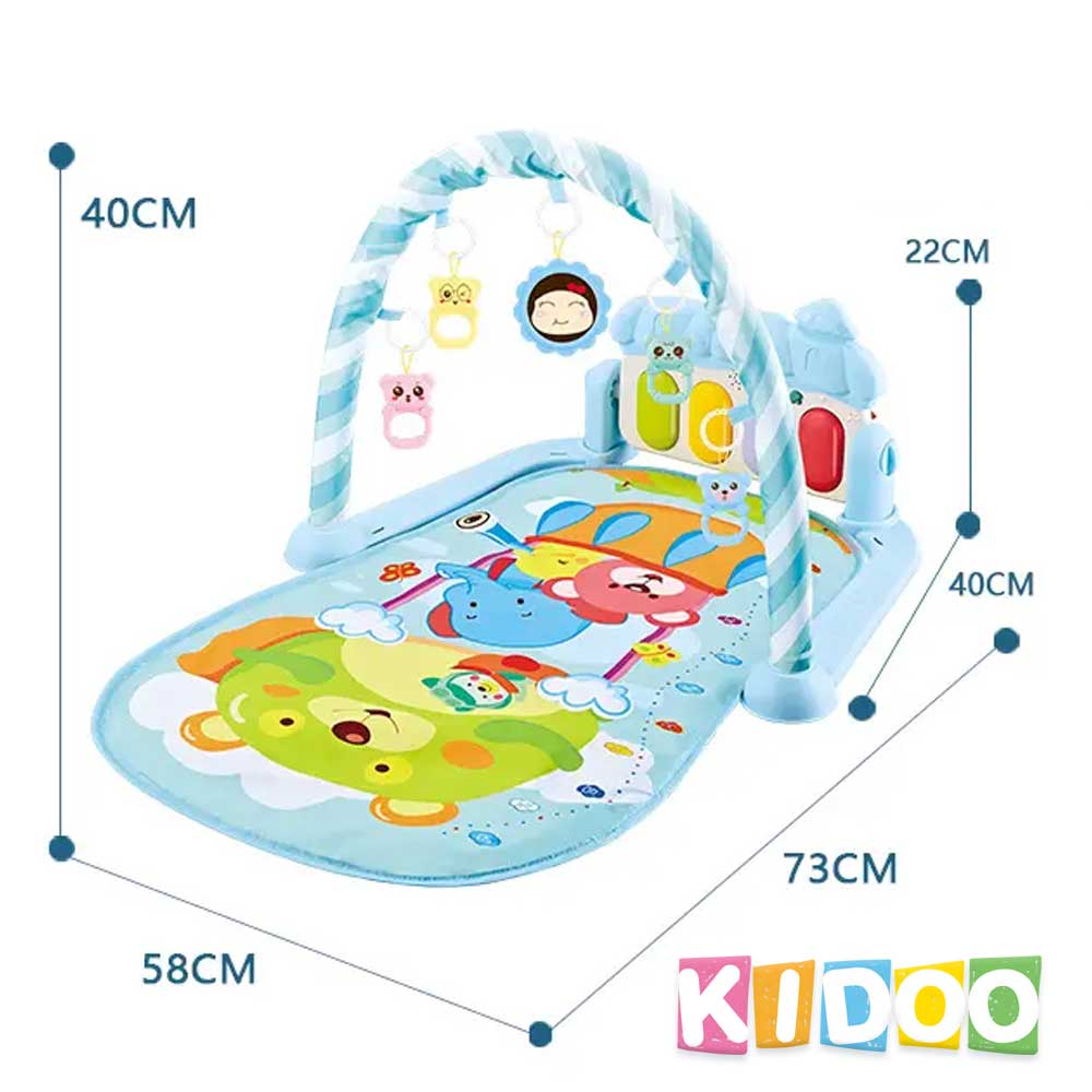 KIDOO® Baby Play Mat | Foldable & Washable Gym with Music & Toys (0–24M) by KIDOO – Baby Product UK