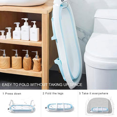 KIDOO® Foldable Baby Bathtub – Model BT01 | Compact Tub with Temperature Sensing (Newborn–Toddler) by KIDOO – Baby Product UK