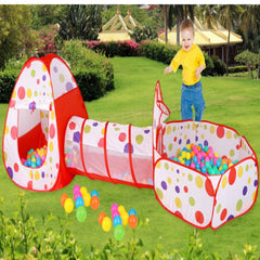 Play Tent Tunnel,3in1 with Crawl Tunnel, Ball Pool for Boys & Girls IndoorOutdo by KIDOO – Baby Product UK