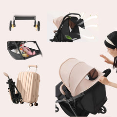 Smart Baby Stroller ,Light weight easy fold baby travel pram deluxe baby stroller,Multi - functional Stroller Baby , Baby Newborn Infant Girls Boys by KIDOO – Baby Product UK