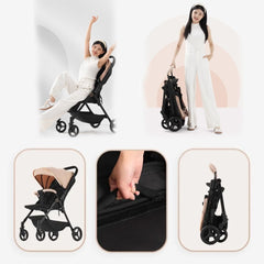 Smart Baby Stroller ,Light weight easy fold baby travel pram deluxe baby stroller,Multi - functional Stroller Baby , Baby Newborn Infant Girls Boys by KIDOO – Baby Product UK