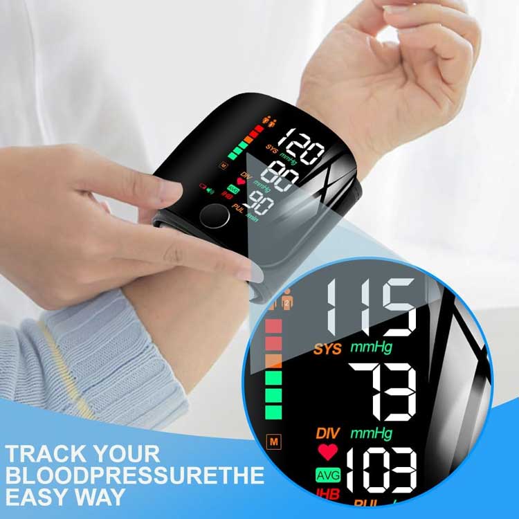 Wrist Blood Pressure Monitor – Model BPMW01 | Portable & Easy - to - Use Heart Rate & BP Tracker by KIDOO – Baby Product UK