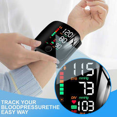 Wrist Blood Pressure Monitor – Model BPMW01 | Portable & Easy - to - Use Heart Rate & BP Tracker by KIDOO – Baby Product UK