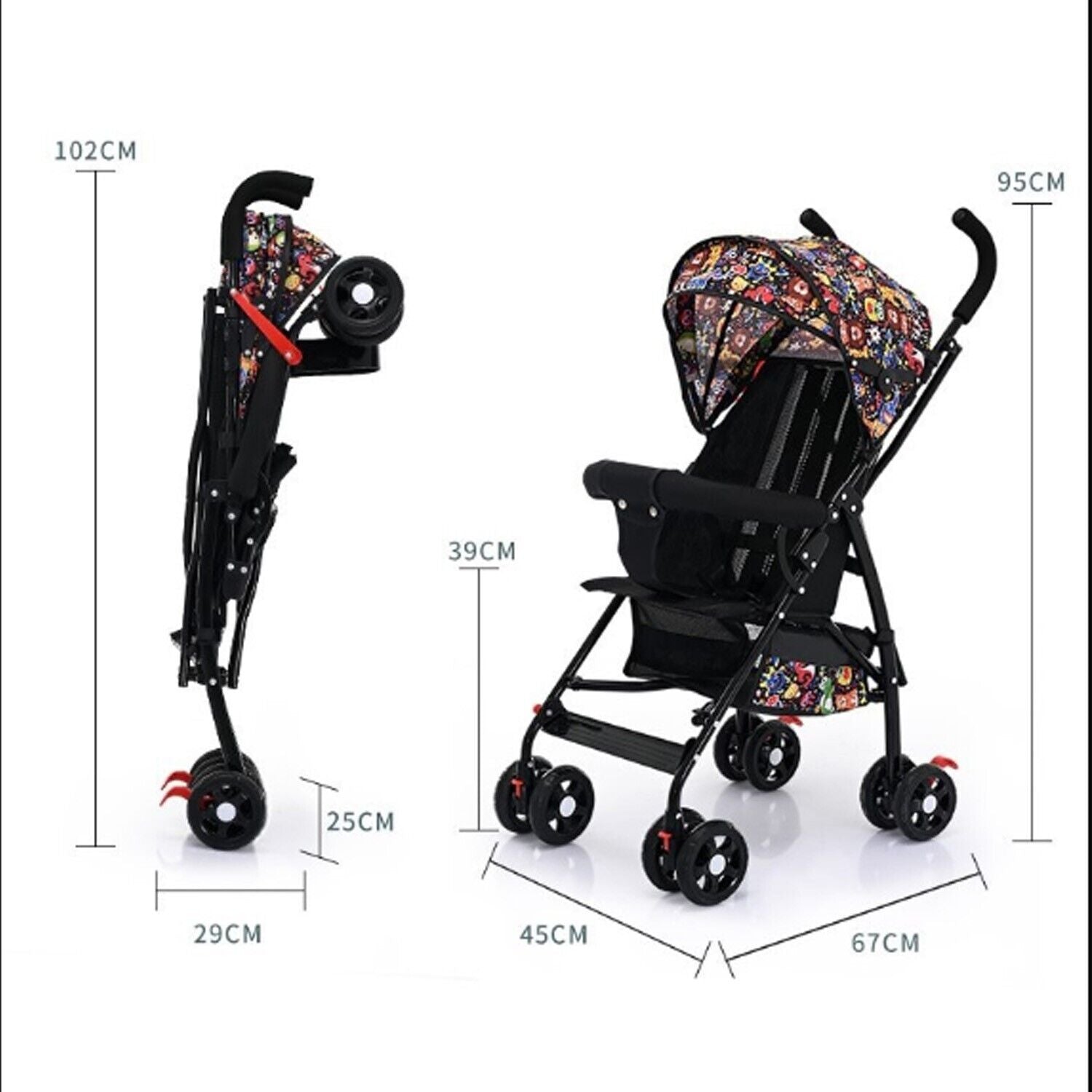 Stroller For Baby Comfort Seat Portable Folding Lightweight Stroller H Quality by KIDOO – Baby Product UK