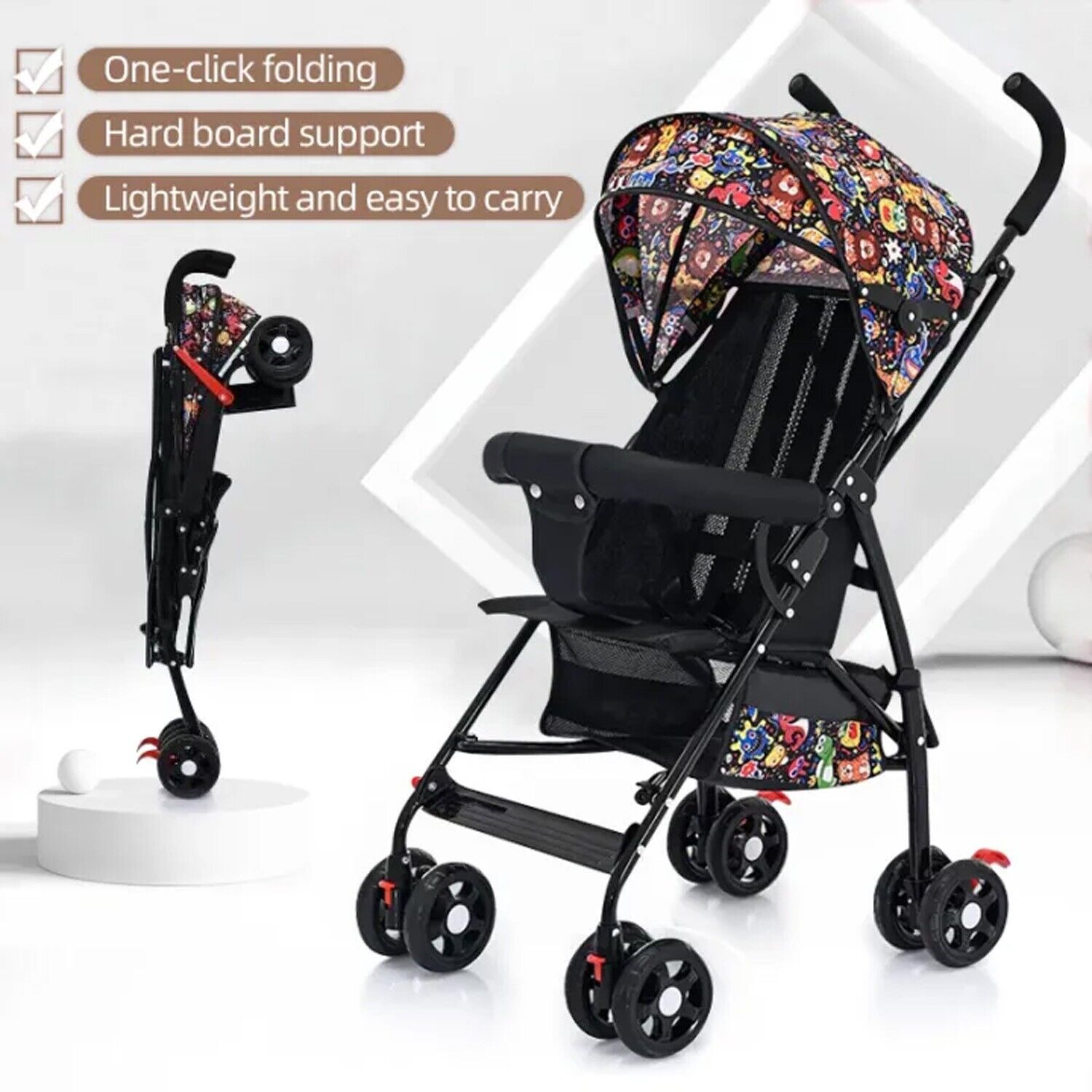 Stroller For Baby Comfort Seat Portable Folding Lightweight Stroller H Quality by KIDOO – Baby Product UK