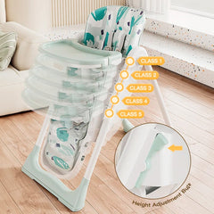 3 in 1 Baby High Chair Portable High Chair Baby Feeding Multi - function Eating Highchair : Comfort, Convenience, Combined!" Baby Newborn Infant by KIDOO – Baby Product UK