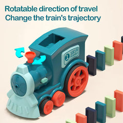 Domino Train Toy Set for Kids – Automatic Domino Laying Train with 100 Pieces | Educational STEM Gift Ages 3 - 12 by KIDOO – Baby Product UK