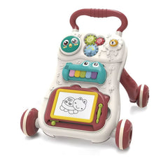 KIDOO 2 - in - 1 Baby Walker for Girls Boys,Sit to Stand,Activity Center Table,Educational Baby Push Walker,Musical Infant Toys for 1 Year Old Kids Birthday Gift for 6 9 12 18 24 Months by KIDOO – Baby Product UK