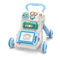 KIDOO 2 - in - 1 Baby Walker for Girls Boys,Sit to Stand,Activity Center Table,Educational Baby Push Walker,Musical Infant Toys for 1 Year Old Kids Birthday Gift for 6 9 12 18 24 Months by KIDOO – Baby Product UK