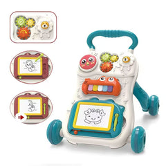 KIDOO 2 - in - 1 Baby Walker for Girls Boys,Sit to Stand,Activity Center Table,Educational Baby Push Walker,Musical Infant Toys for 1 Year Old Kids Birthday Gift for 6 9 12 18 24 Months by KIDOO – Baby Product UK