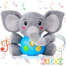 Musical Elephant Plush Toy – Soothing Lullabies, Lights & Sounds for Newborns by KIDOO – Baby Product UK