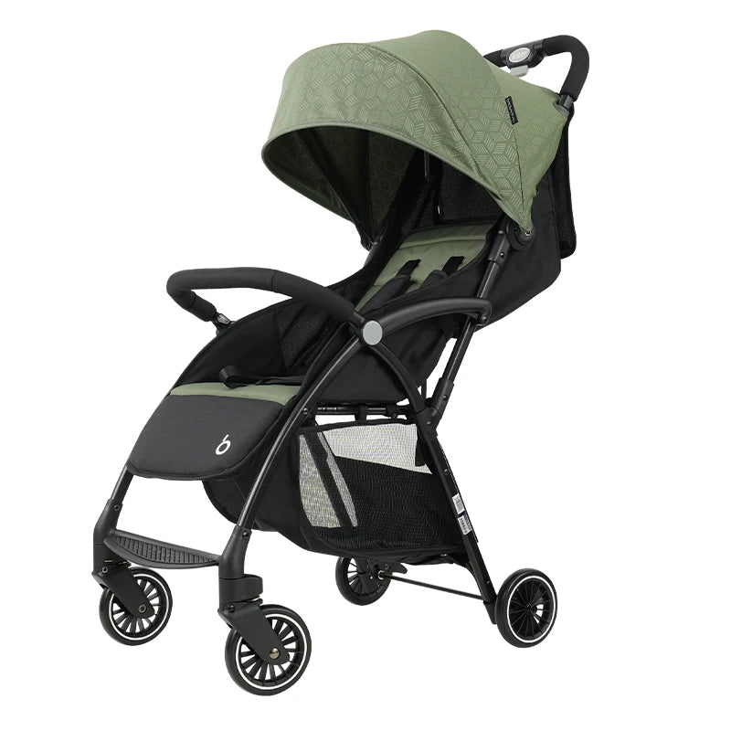 One click Stroller , Light and Portable Sit - down Foldable Suspension Four - wheel 0 - 3 Years Old Baby Stroller Baby Newborn Infant Girls Boys by KIDOO – Baby Product UK