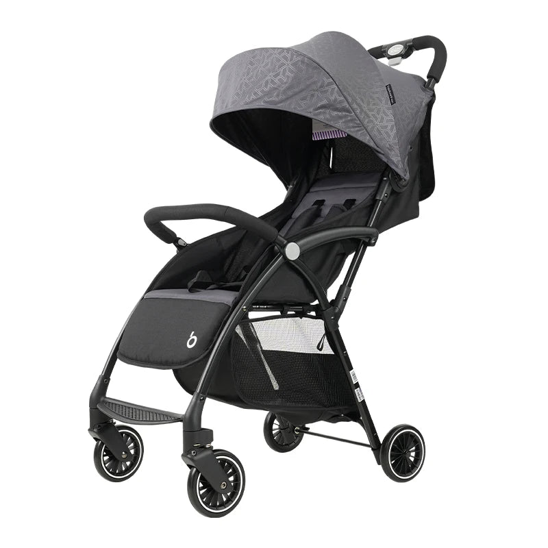 One click Stroller , Light and Portable Sit - down Foldable Suspension Four - wheel 0 - 3 Years Old Baby Stroller Baby Newborn Infant Girls Boys by KIDOO – Baby Product UK
